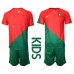 Portugal Hjemmedraktsett Barn VM 2022 Korte ermer (+ Korte bukser)